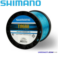 Леска монофильная Shimano Tiagra Hyper Trolling размотка 1000м голубая